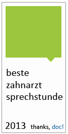 Danke an die User von www.zahnarzt-empfehlung.de
